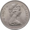 Купить Великобритания 25 пенсов (pence) 1972 "Королевская серебряная свадьба"
