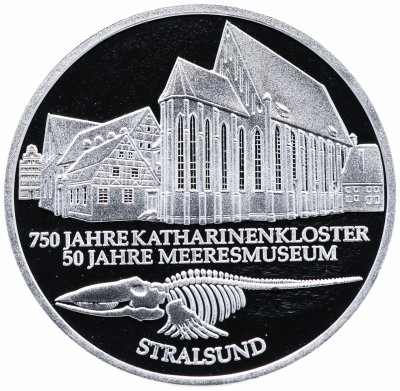 купить Германия (ФРГ) 10 марок 2001 D "Военно-морской музей в Штральзунде"