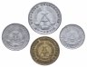 Купить Германия, ГДР набор 5 , 10, 20 пфеннигов  и 1 марка 1956-1990, случайная дата