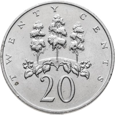 купить Ямайка 20 центов (cents) 1988