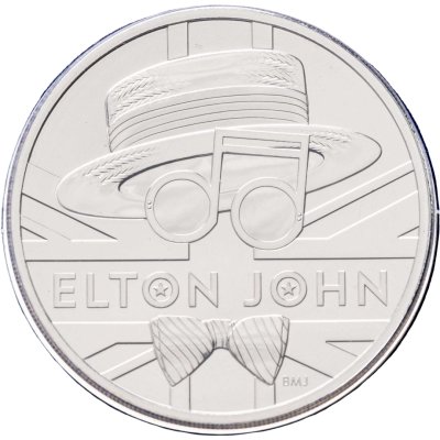 купить Великобритания 5 фунтов 2020 "Элтон Джон" в коинкарте