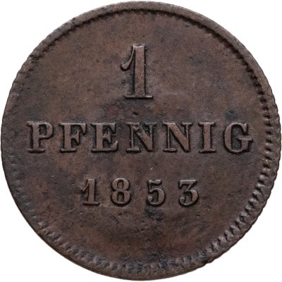 купить Бавария 1 пфенниг 1853