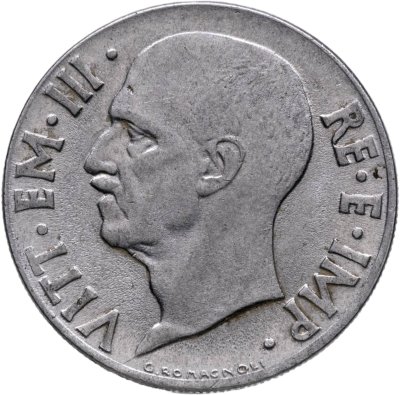 купить Италия 20 чентезимо (centesimi) 1940 Магнетик, ребристый гурт