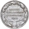 Купить Норвегия 2 кроны 1906 "Первая годовщина независимости Норвегии"