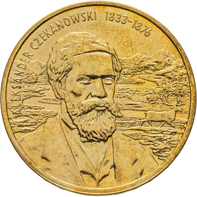 купить Польша 2 злотых 2004 "Польские путешественники - Александр Чекановский"