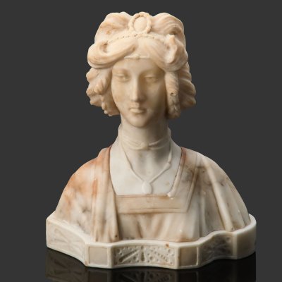 купить Бюст "Дама", камень, резьба, Западная Европа, 1900-1930 гг.