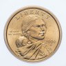 Купить США 1 доллар (dollar) 2006 D Sacagawea dollar (Сакагавея доллар - парящий орёл) в слабе ICG SP69