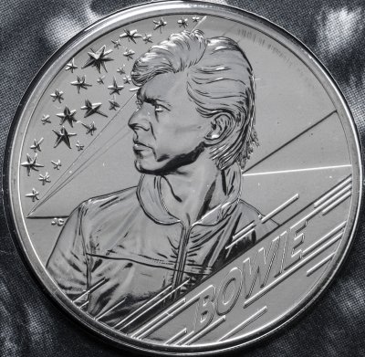 купить Великобритания 5 фунтов 2020 "Bowie" в буклете