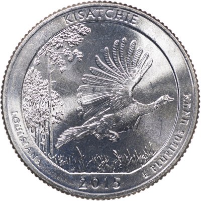 купить США 25 центов [Квотер] 2015 S [KM#598] "Kisatchie [Louisiana]"