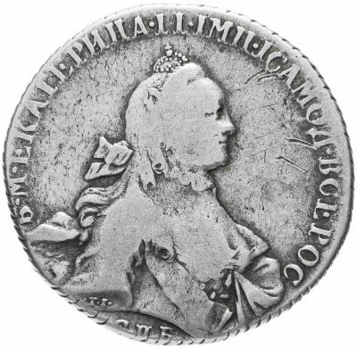 Купить 1 рубль 1764 СПБ-TI-СА