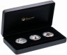 Купить Австралия 50 центов 2012 набор из 3-х монет "Австралийский аутбэк" в подарочном футляре с сертификатом