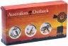 Купить Австралия 50 центов 2012 набор из 3-х монет "Австралийский аутбэк" в подарочном футляре с сертификатом