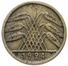 Купить Германия 5 рентенпфеннигов (rentenpfennig) 1924 G