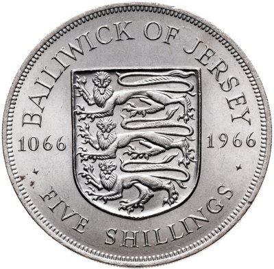 купить Джерси 5 шиллингов (shillings) 1966 "900 лет битве при Гастингсе"