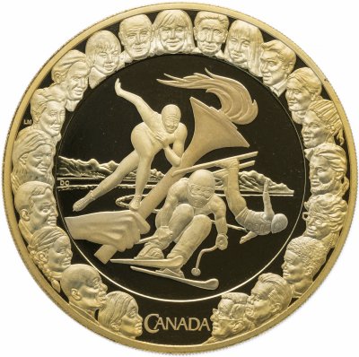 купить Канада 300 dollars (долларов) 2008 Proof XXI "Олимпийские зимние игры в Ванкувере"