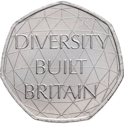 купить Великобритания 50 пенсов 2020 "Разнообразие создало Британию"