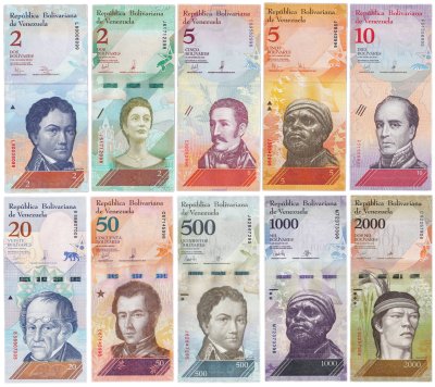 купить Венесуэла Набор из 10 банкнот 2009-2018