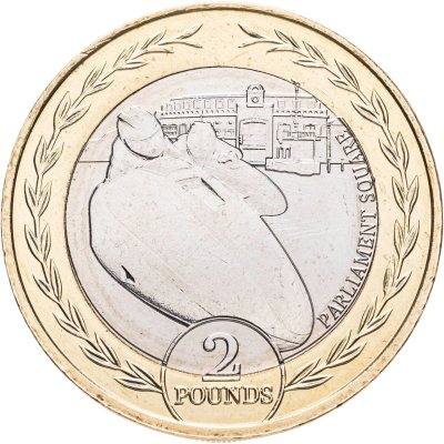 купить Остров Мэн 2 фунта (pounds) 2023 "Гонки ТТ - Парламентская площадь"
