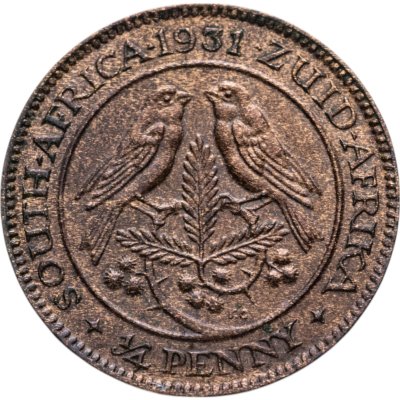 купить ЮАР 1/4 пенни (penny) 1931