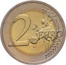 Купить Латвия 2 евро 2016 "Корова"