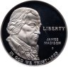 Купить США 1 доллар (dollar) 1993 "Билль о правах, Джеймс Мэдисон" в слабе NGC PF69 ULTRA CAMEO