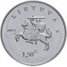 Купить Литва 1,5 евро 2017 "Литовская гончая и Жемайтская лошадь"