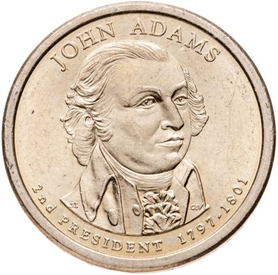 купить США 1 dollar (доллар) 2007 D Джон Адамс (2-й президент США)
