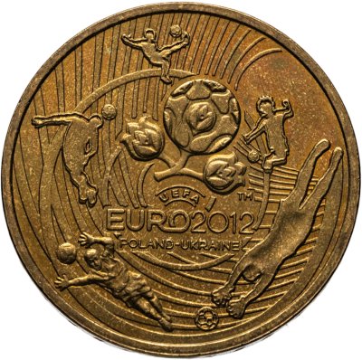 купить Польша 2 злотых 2012 "Чемпионат Европы по футболу 2012"