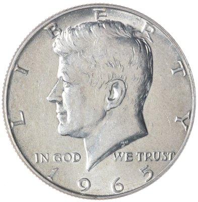 купить США 50 центов (1/2 доллара, half dollar) 1965 Кеннеди