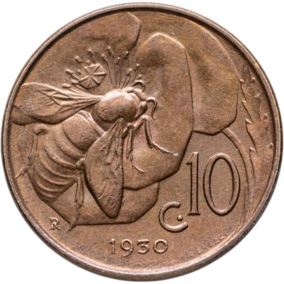 купить Италия 10 чентезимо (centesimi) 1930