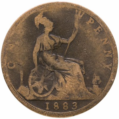 купить Великобритания 1 пенни (penny) 1883