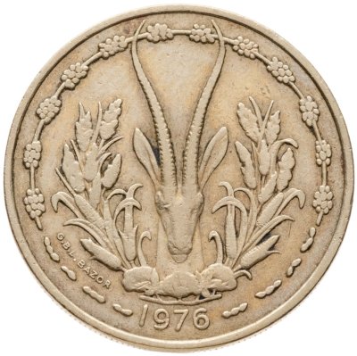 купить Западная Африка (BCEAO) 25 франков (francs) 1976