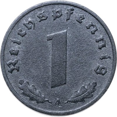 купить Германия Третий Рейх 1 рейхспфенниг 1944 А
