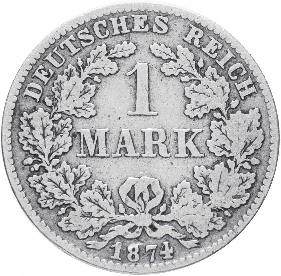 купить Германия (Германская империя) 1 марка 1874 "D"