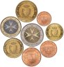 Купить Мальта годовой набор из 8 монет евро 2008