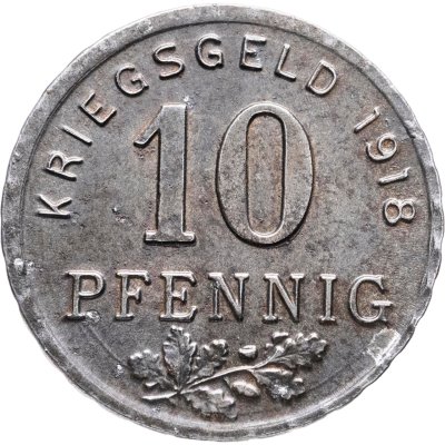 купить Германия (Бохум) нотгельд 10 пфеннигов 1918