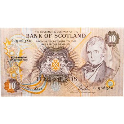 купить Шотландия 10 фунтов 1990 года Bank of Scotland