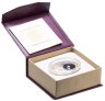 Купить Македония 10 динар (денари) 2014 Proof "Знаки зодиака - Дева" в футляре, с сертификатом c вставкой из стекла