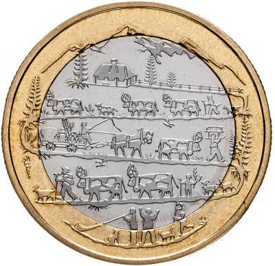 купить Швейцария 10 франков 2015 "Праздник Альмабтриб" в капсуле