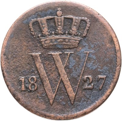 купить Нидерланды 1 цент (cent) 1827 Без отметки монетного двора