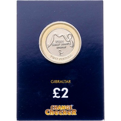 купить Гибралтар 2 фунта 2019 "Всемирный День борьбы против рака молочной железы" в буклете