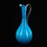 Купить Кувшин голубого оттенка, Empoli Art Glass Opaline, цветное стекло, гутная техника, Италия, 1950-1970 гг.