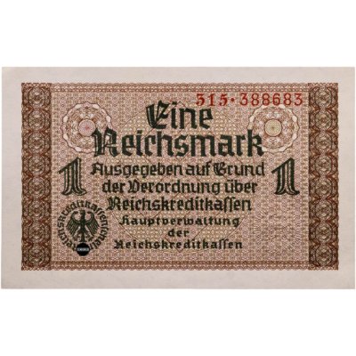 купить Германия 1 рейхсмарка (reichsmark) 1940-1945 "Немецкие оккупационные территории"