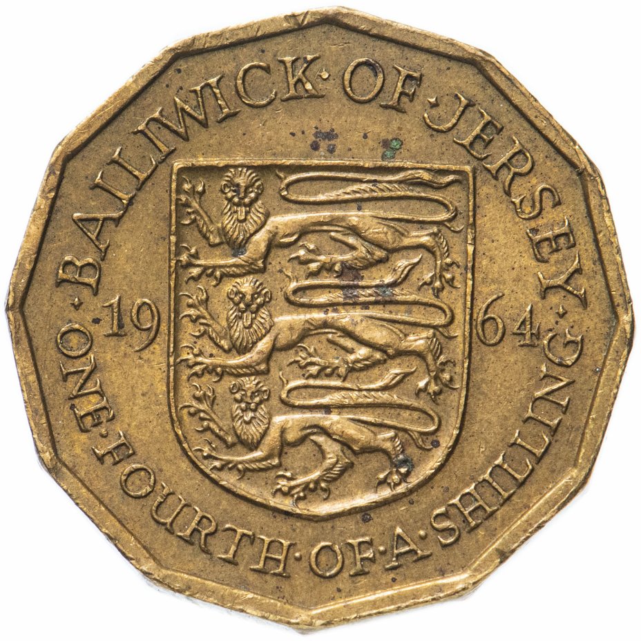 купить Джерси 1/4 шиллинга (shilling) 1964