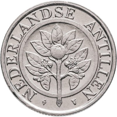 купить Нидерландские Антильские острова 25 центов (cents) 1997