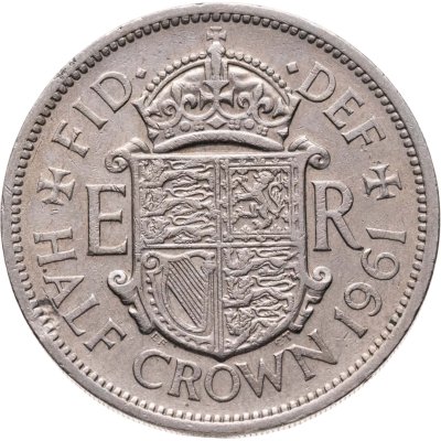 купить Великобритания 1/2 кроны (crown) 1961