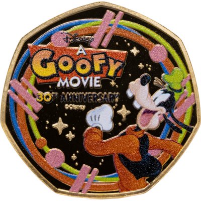 купить Соломоновы Острова 50 центов 2025 «30 лет фильму Гуффи /позолоченная/»