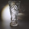Купить Ваза для цветов «Камыши», хрусталь, матирование, СССР, 1970-1990 гг.