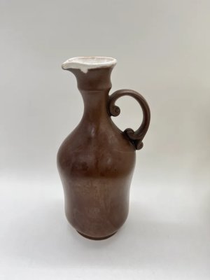 купить Кувшин для воды винтажный с узким горлышком, керамика, СССР, 1970-1990 гг.