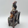 Купить Статуэтка "Китайская девушка на стуле", Shiwan Wucai, керамика, глазурь, роспись, Китай, 1980-2000 гг.